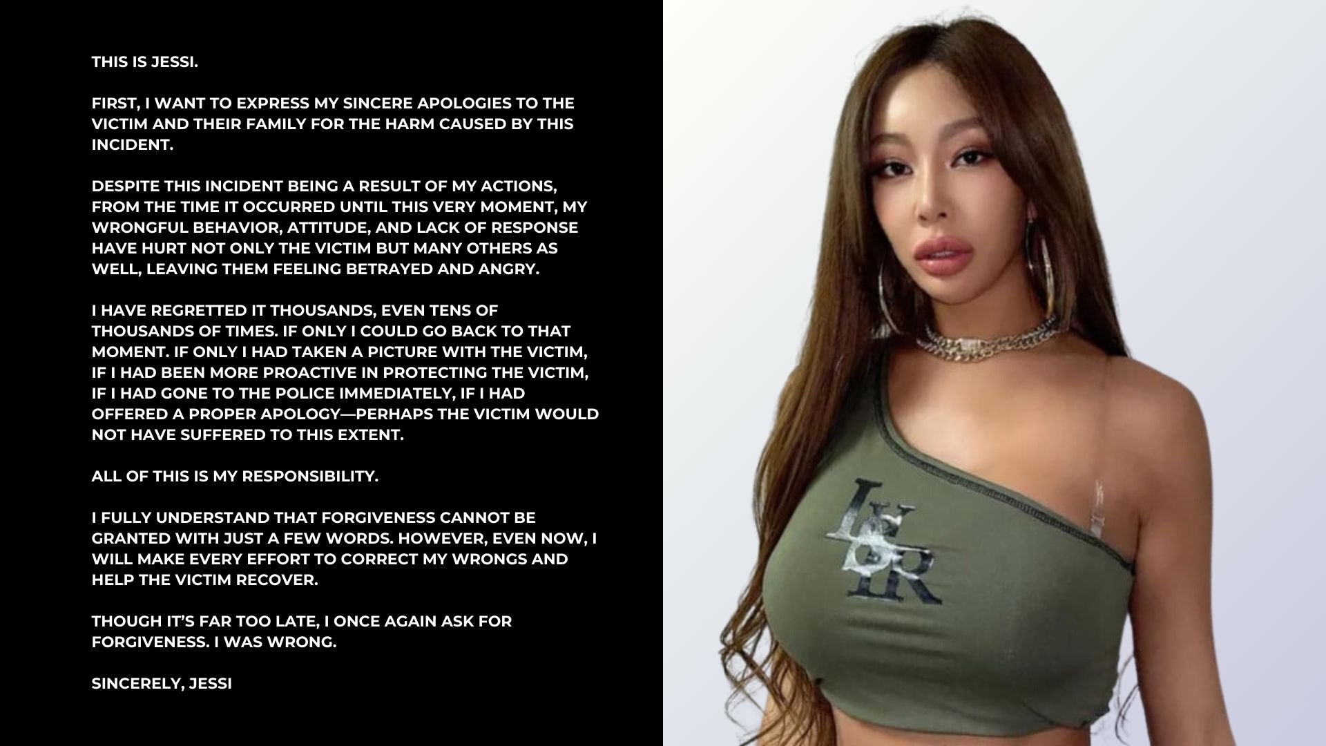 Apology from jessicah_o IG account