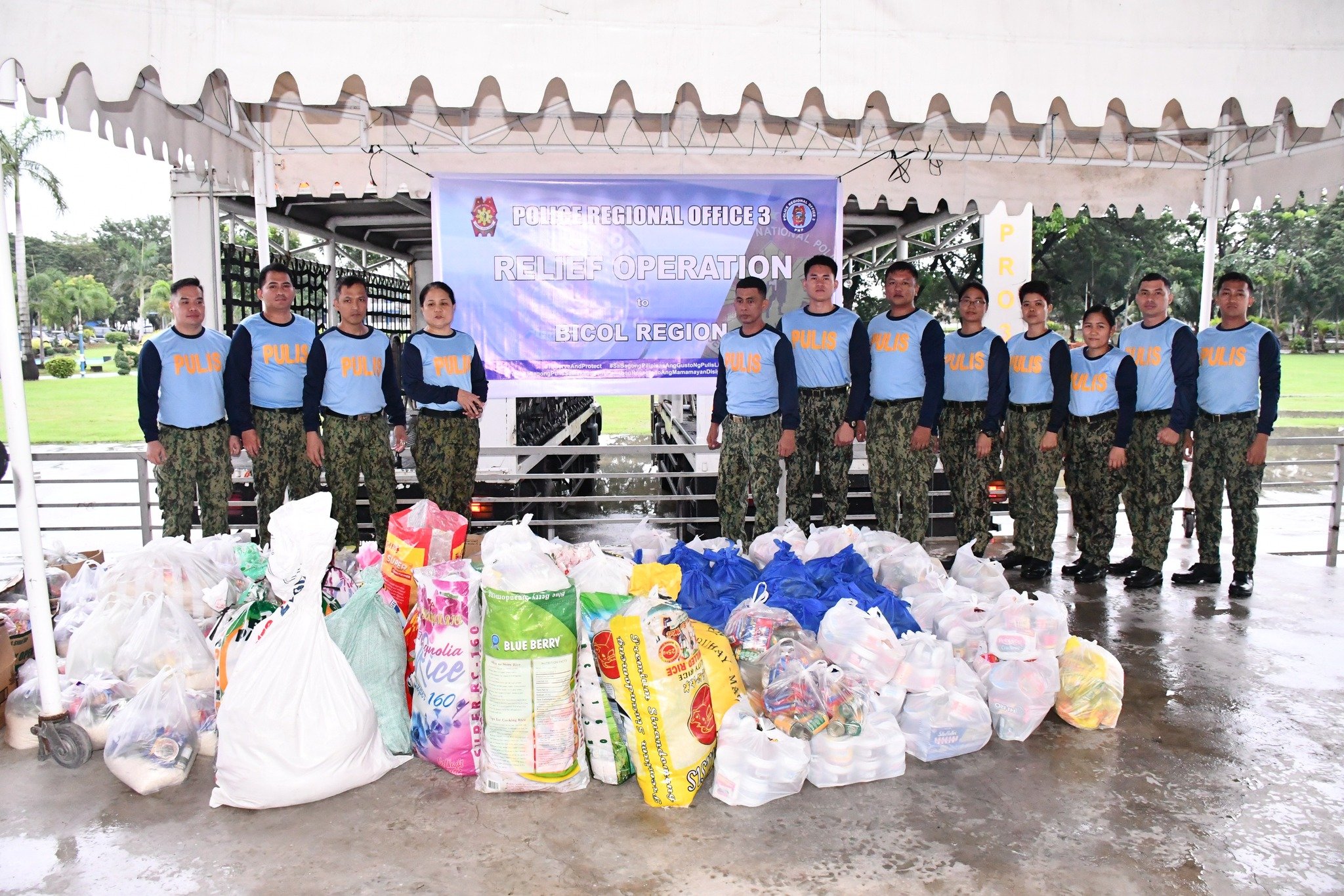 CL police aiding typhoon-stricken Bicol