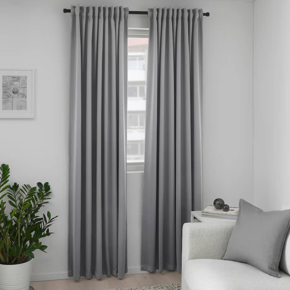 MAJGULL black-out curtains