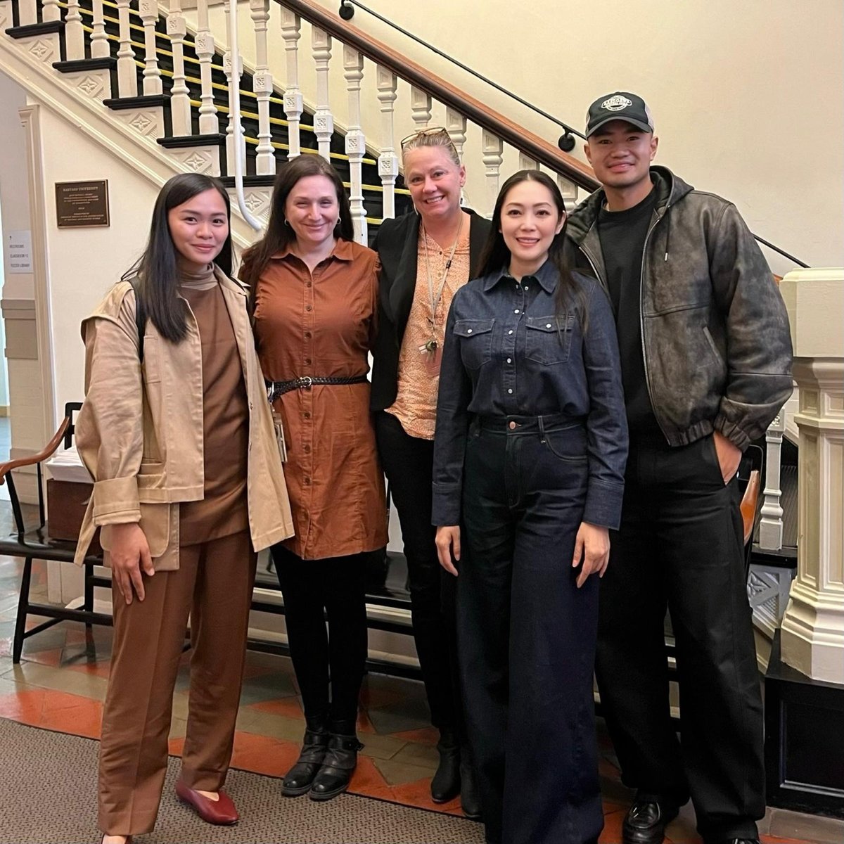 Ingrid Ahlgren, PhD curator at Peabody Museum at Harvard University (second from left) with (from left) Viña Romero, Elgin Santos and Franco Zulueta.
