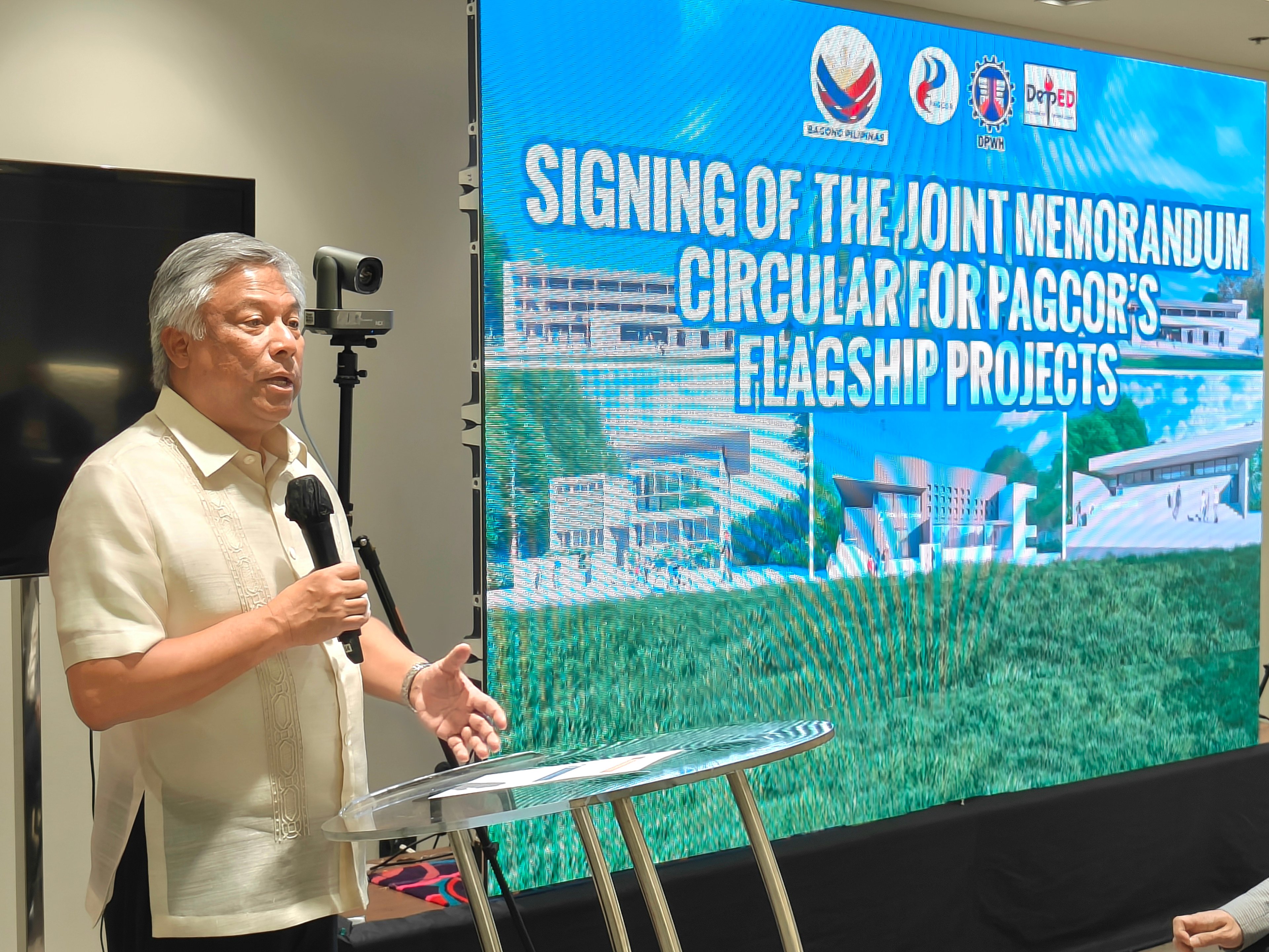 PAGCOR Chairman and CEO Alejandro Tengco