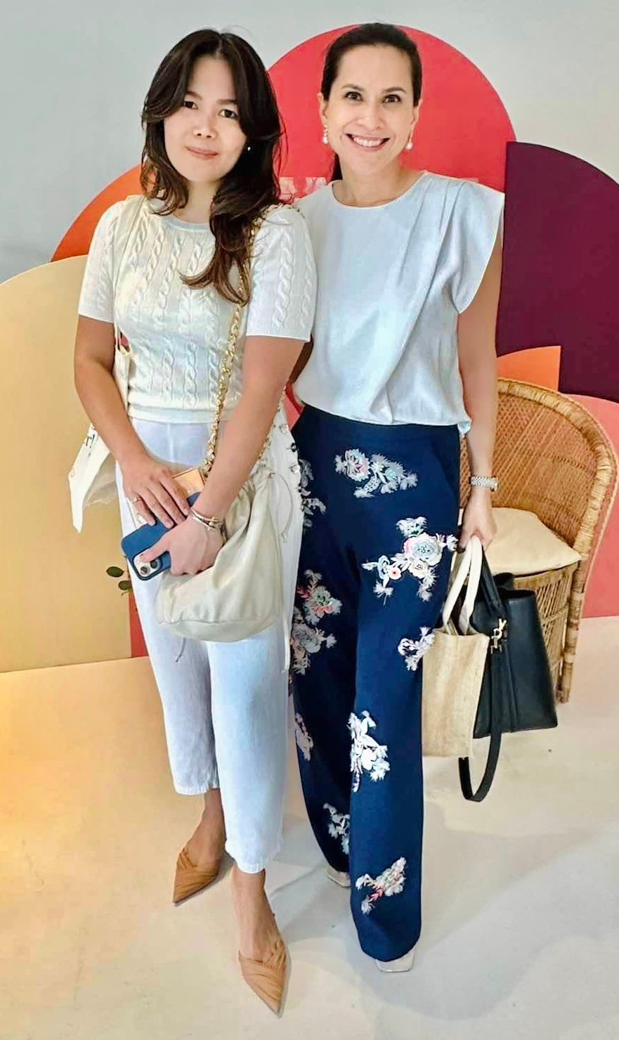 Jet Acuzar and Audrey Tan Zubiri.