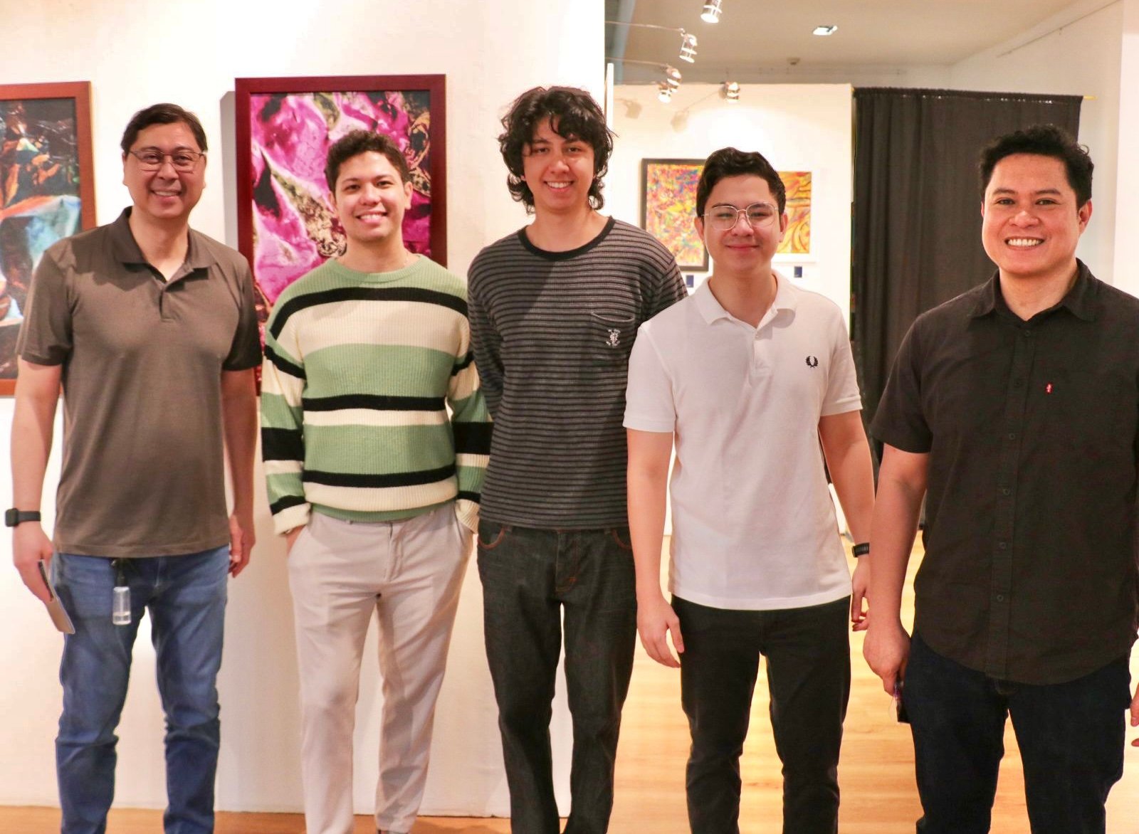 Pat Duavit, Anton Santiago, Maxi Santiago, Enzo Santiago and Kim Passion.