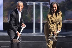 The Obamas stump for Harris, key allies in final days of campaign