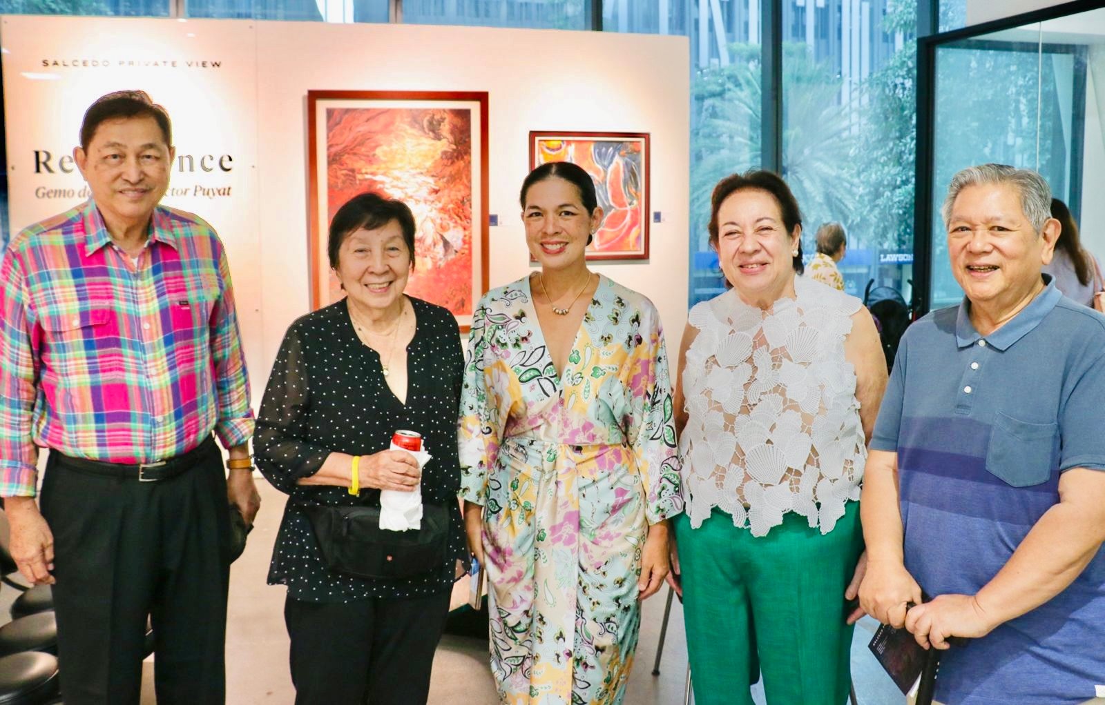 Judge Adolf Azcuna, Winnie Monsod, Bea Azcuna, Marcia Azcuna and Jun Alvendia.