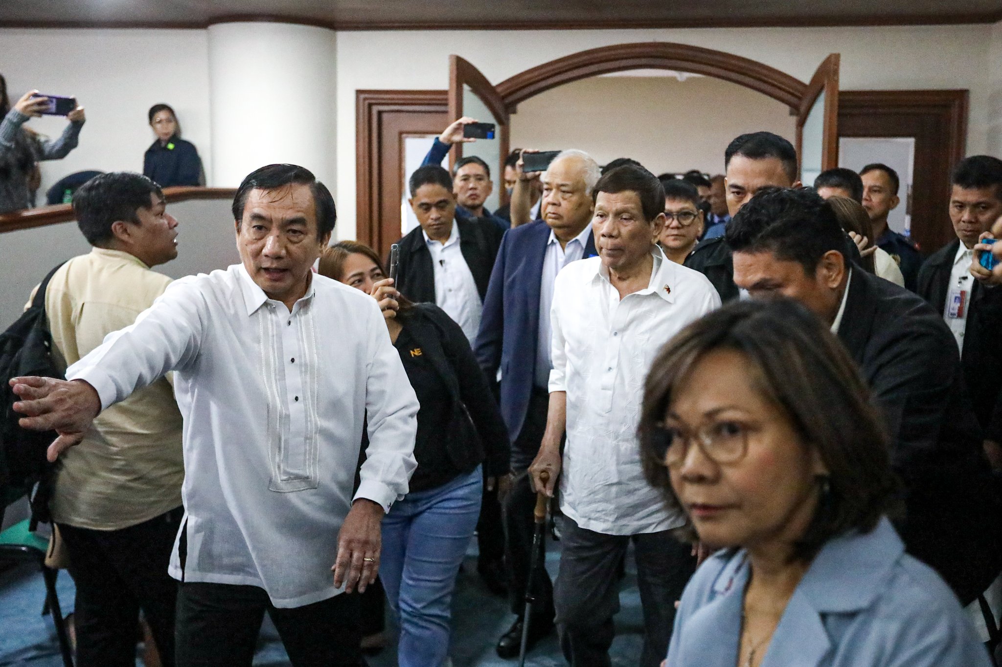Duterte arrives at Senate for drug war probe