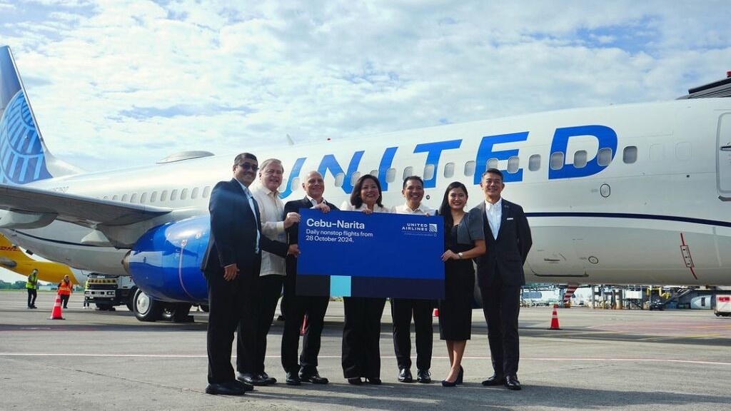 UA flies from Mactan Cebu International Airport 