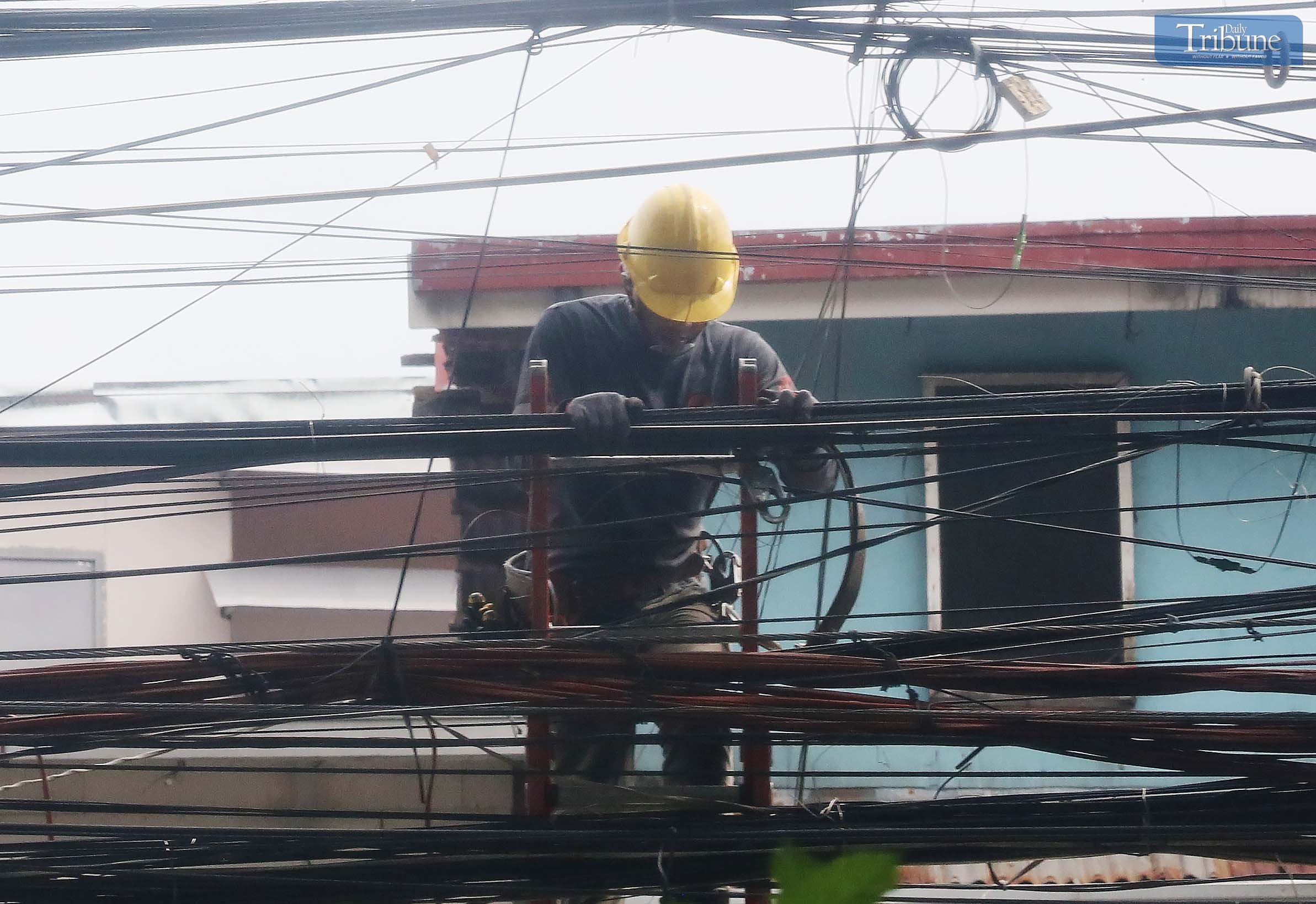Connecting lines