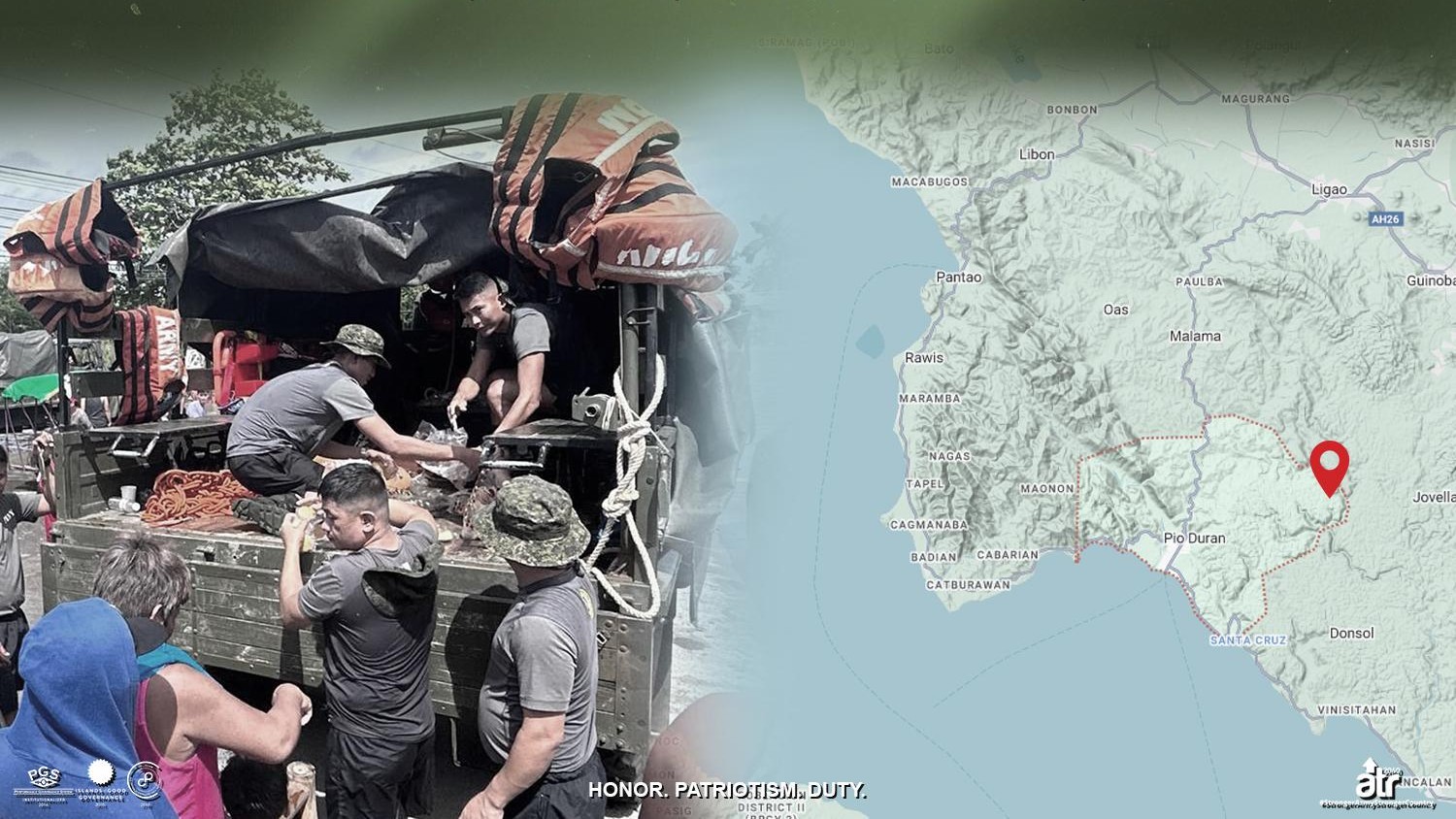 Soldier hurt in an NPA ambush amid relief ops in Albay