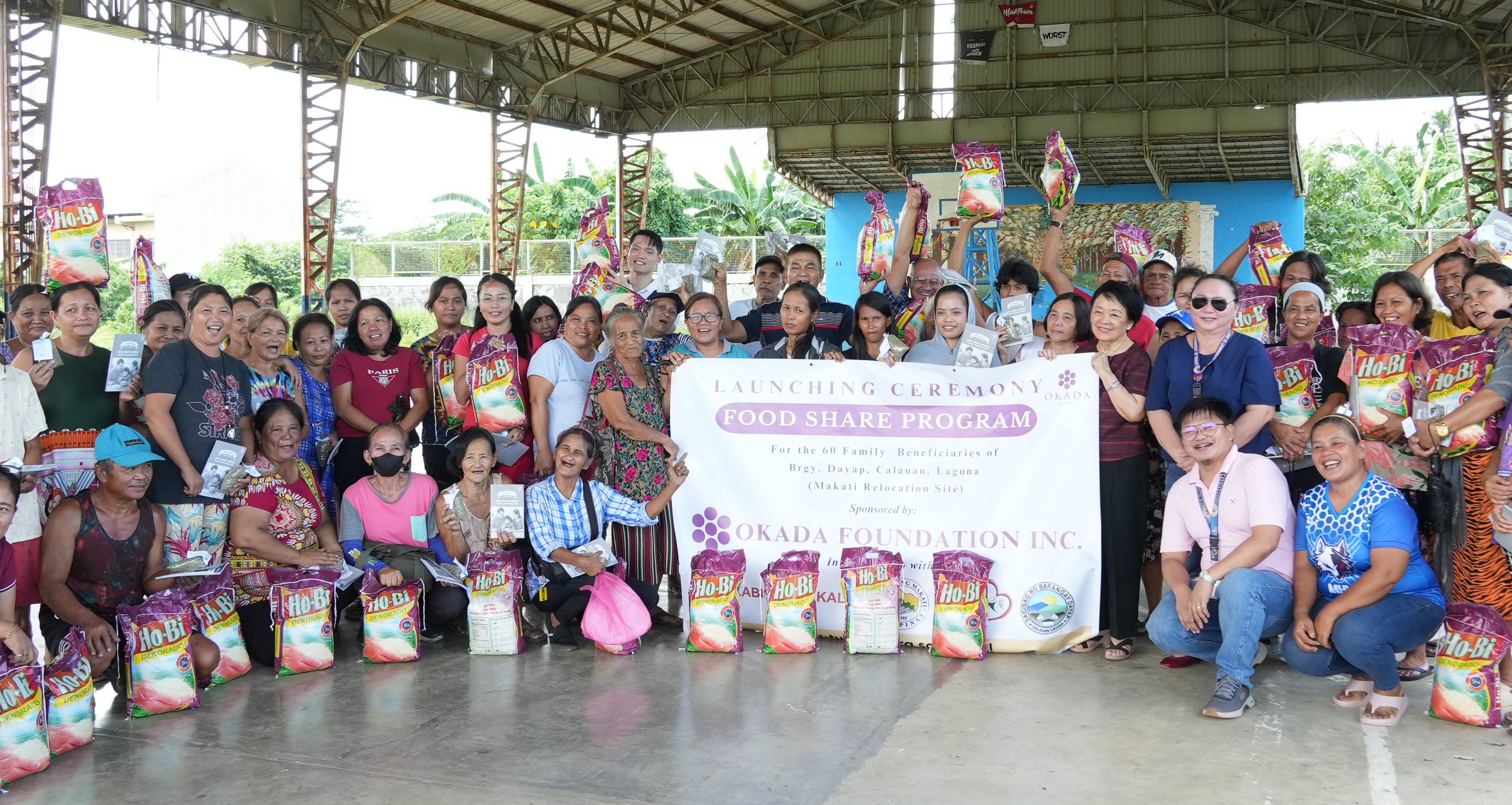 Okada Foundation brings Food Share Program to families in Calauan, Laguna 