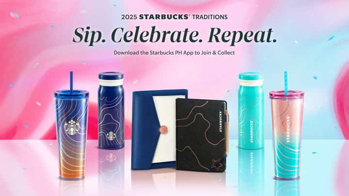 The 2025 Starbucks Traditions Collection.