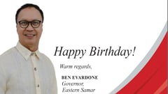 Eastern Samar Governor, Ben Evardone