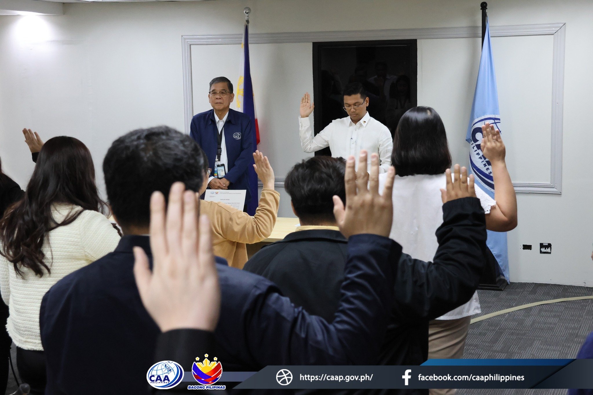 Newly-hired CAAP employees take oath