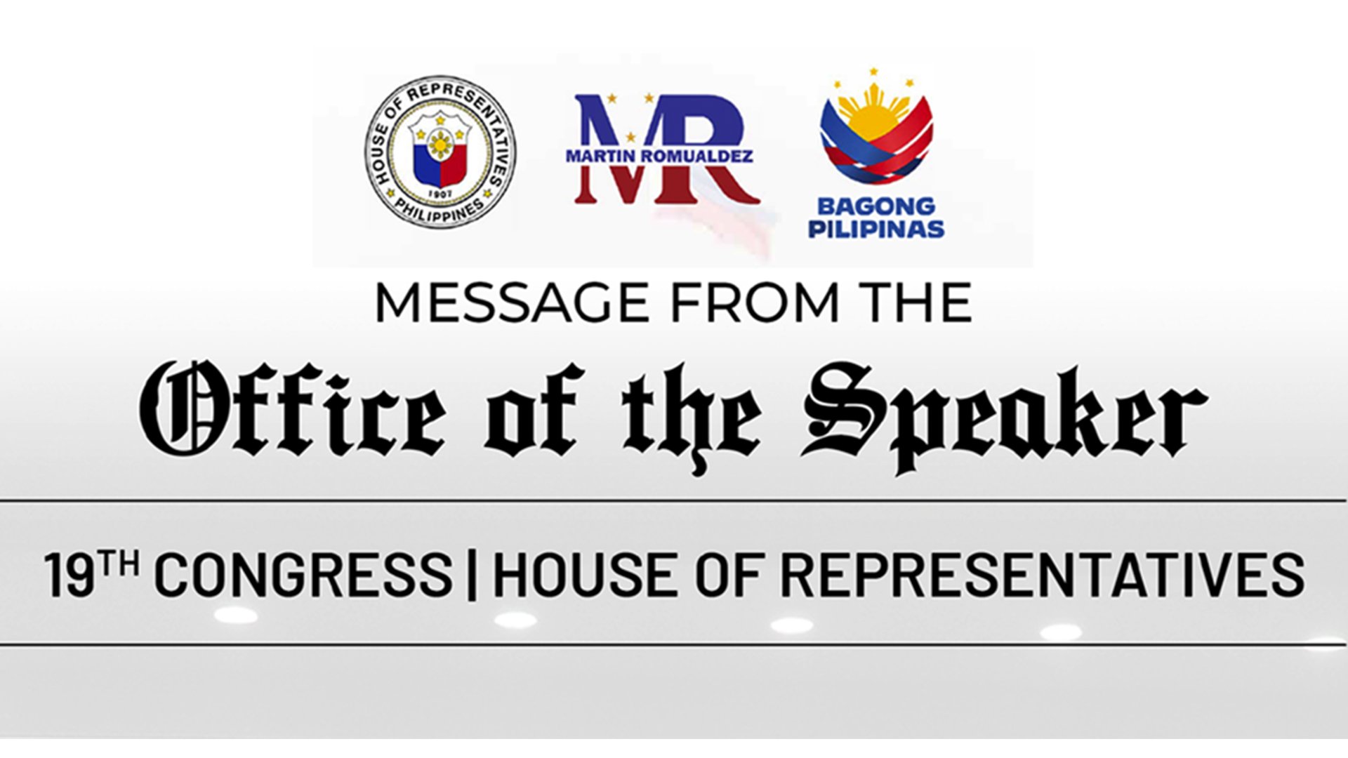 Hon. Ferdinand Martin Romualdez