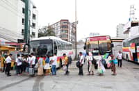 Influx of passengers leaving for their respective provinces at the Victory Liner bus terminal in Cubao, Quezon City, on Thursday, October 31, 2024, a day before All Souls Day Celebration.