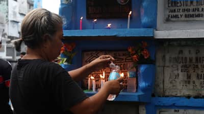 NCRPO warns against banned items at cemeteries