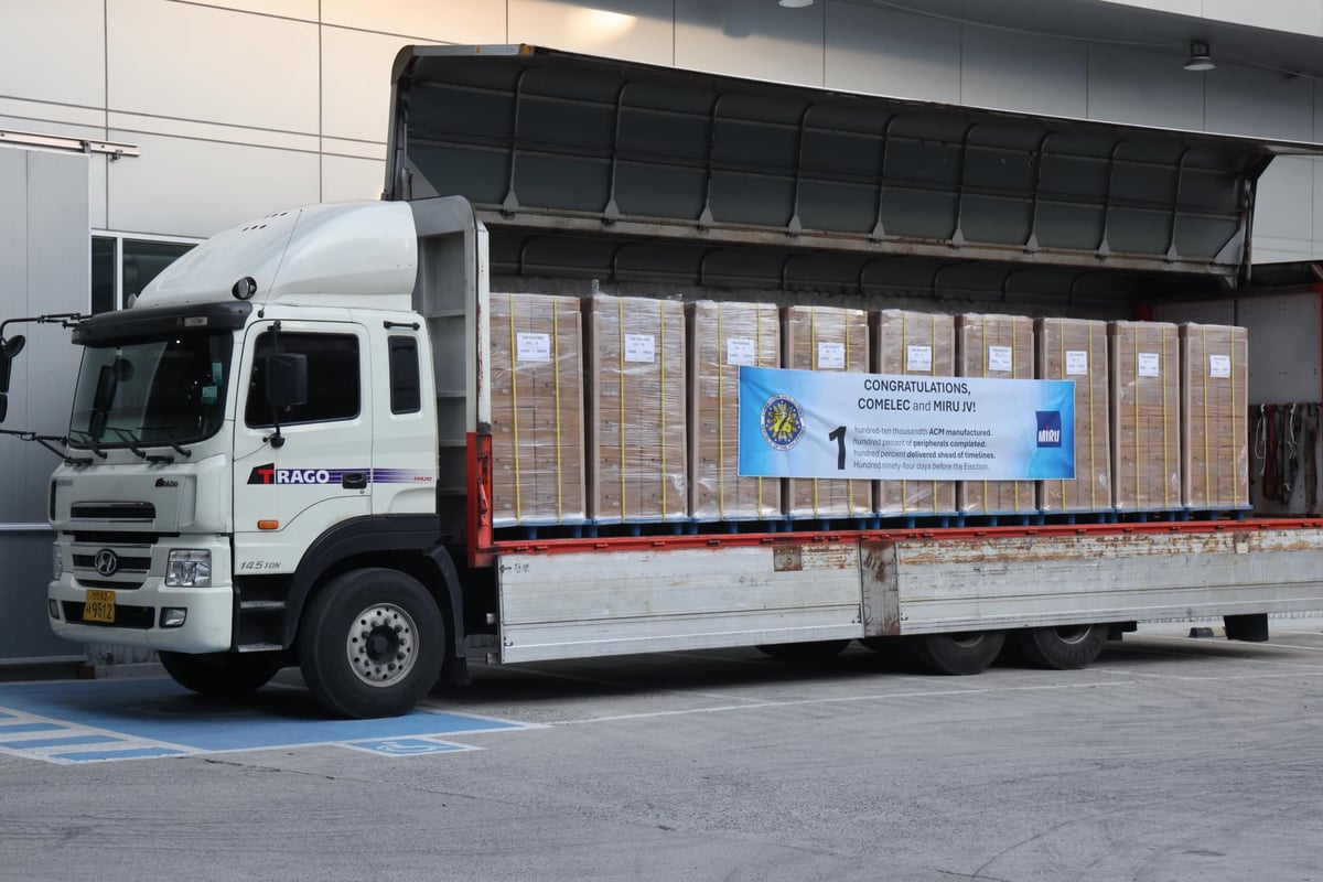 Final batch of ACMs ready for shipment to Phl — Comelec