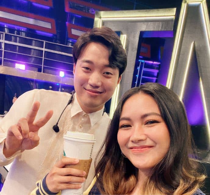 Ryan bang and Yeng Constantino.
