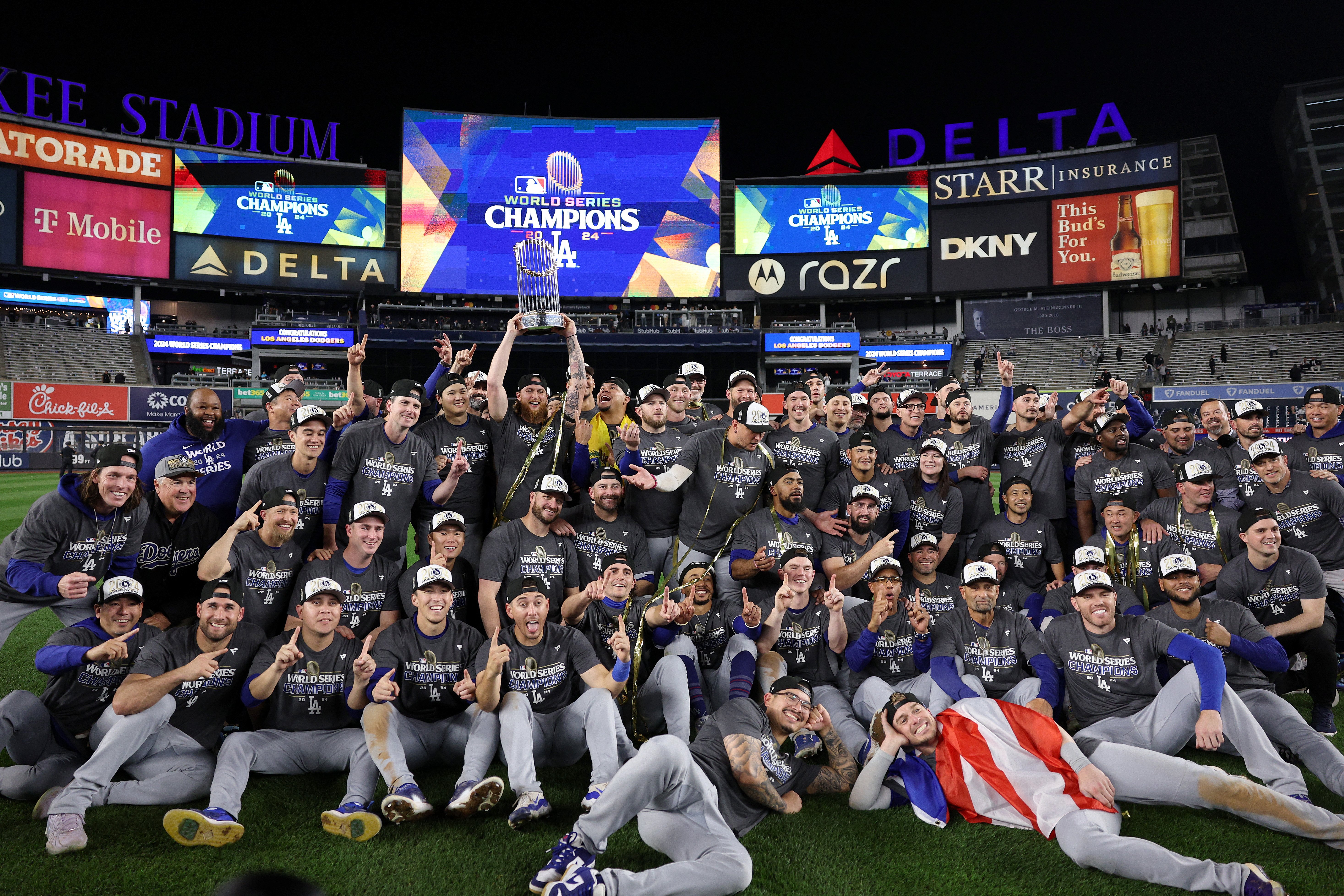 ON TOP OF THE WORLD: Dodgers rally past Yankees, conquer World Series