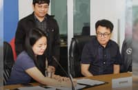 Rosmar Skin Essentials CEO Rosemarie Tan signed the MoU on 15 October 2024 accompanied by one of her IP and brand management lawyers. Intellectual Property Office of the Philippines Deputy Director General Nathaniel S. Arevalo is at her right.