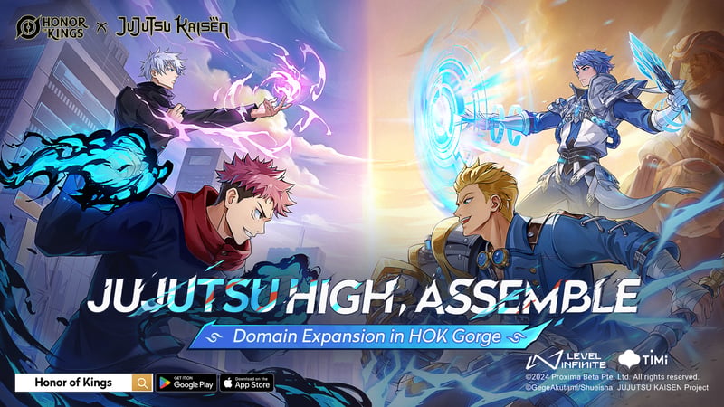 Honor of Kings collaborates with Jujutsu Kaisen