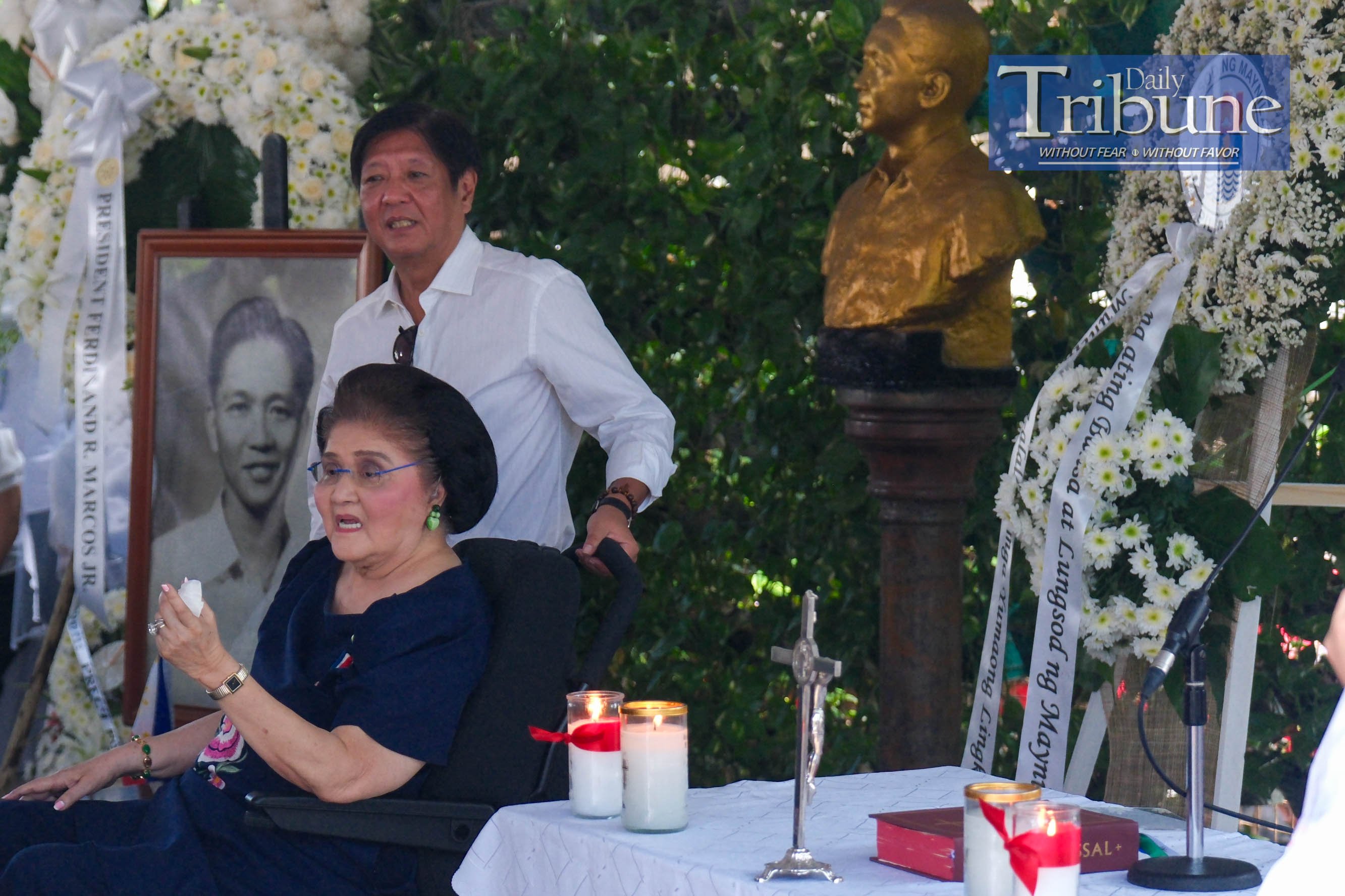 PBBM visits Marcos Sr. at Libingan ng mga Bayani