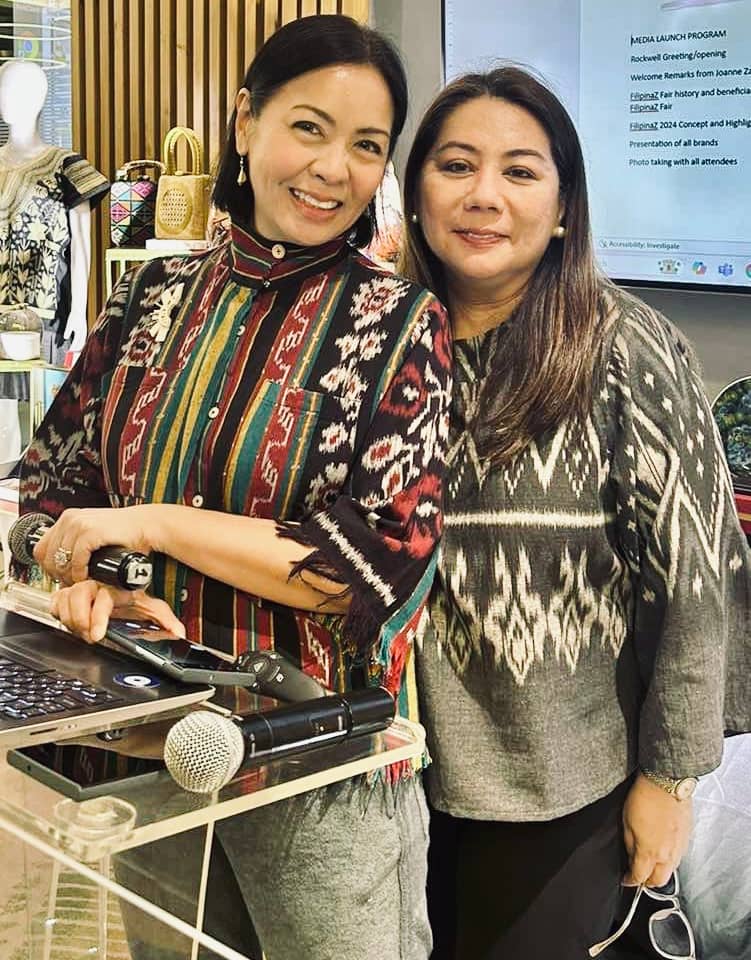 FilipinaZ organizing team Carmina Sanchez Jacob and Ching Barretto-Cabildo.