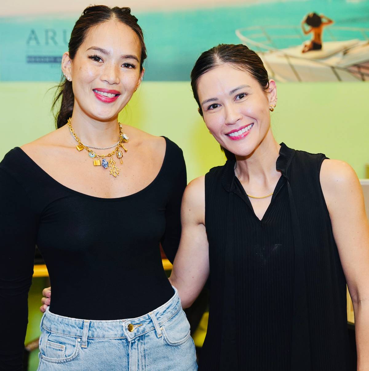 Aliza Apostol and Crystalle Ozamis.