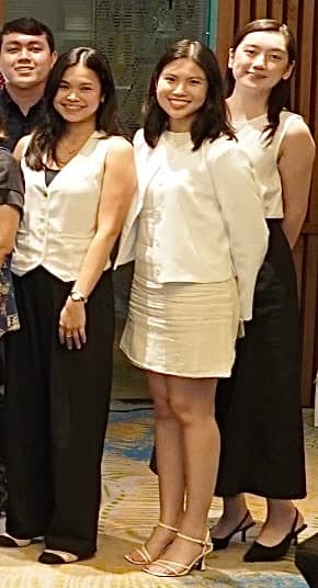 Bryan Silva, Leska Lizares, Louise Sy and Sabrina Almeda.