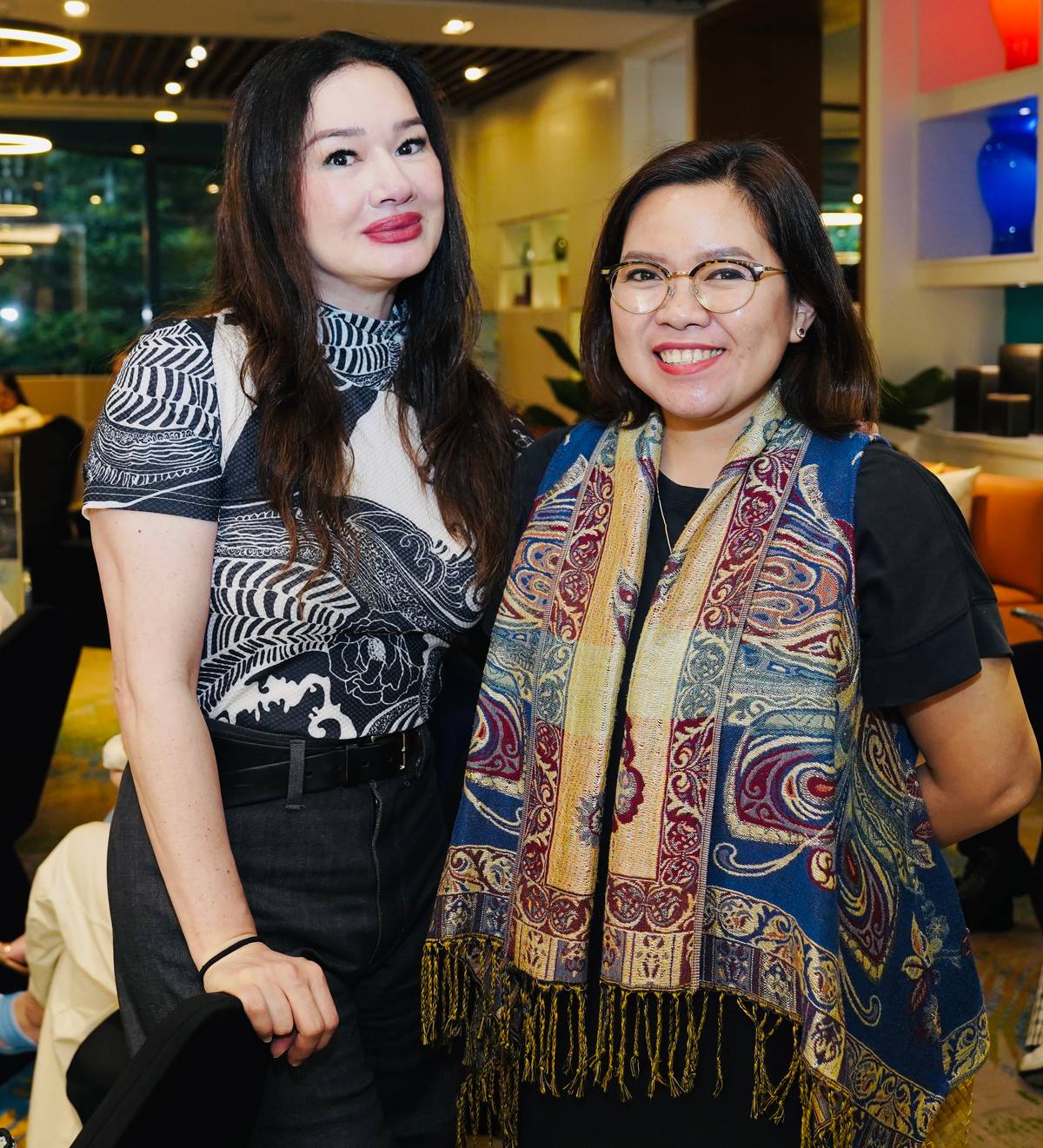 Joanne Zapanta-Andrada president of ZCME and Frances Sumulong of Security Bank.