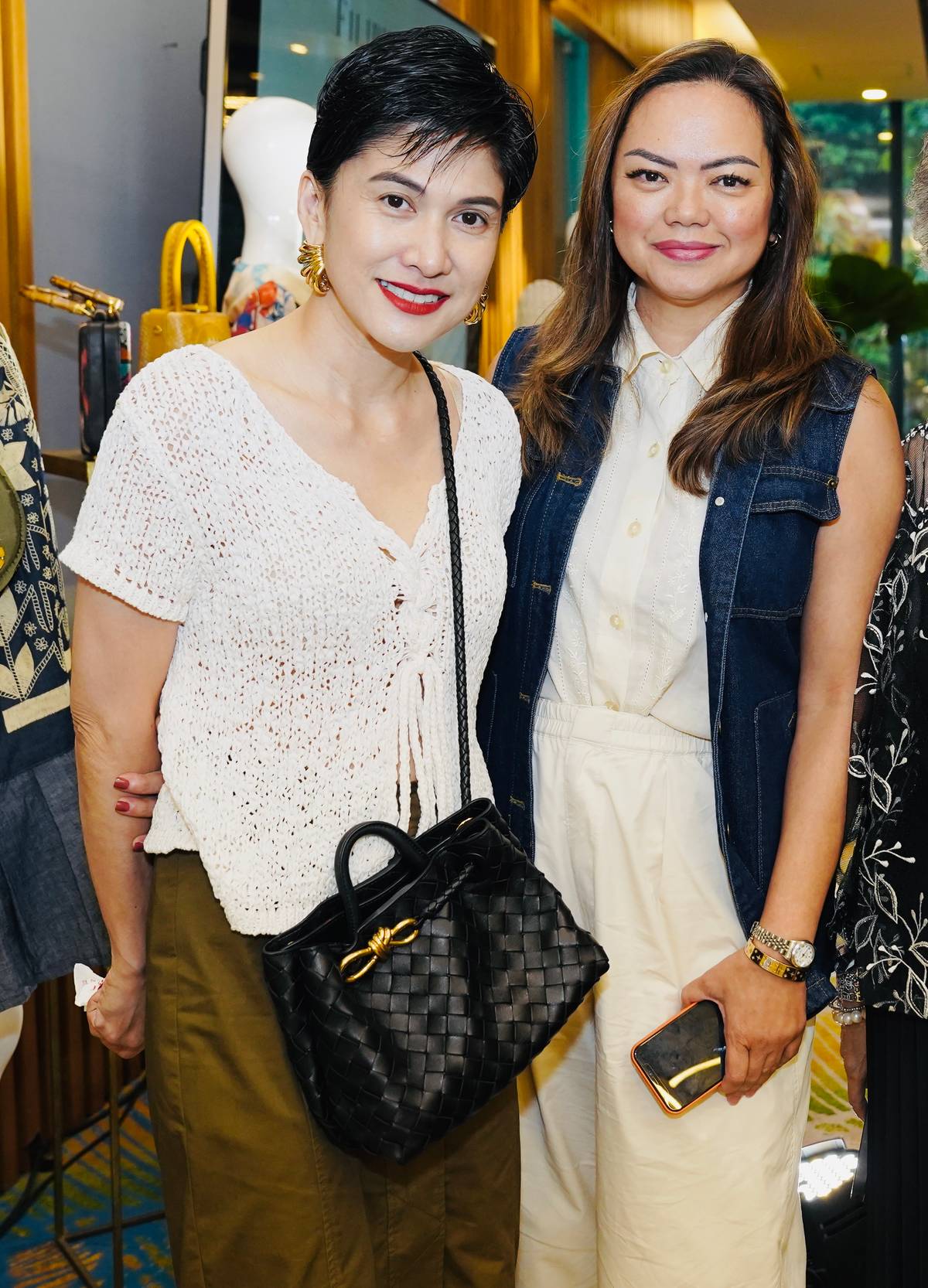 Marion Salonga of ZCME and Tanya Ansaldo of Security Bank.