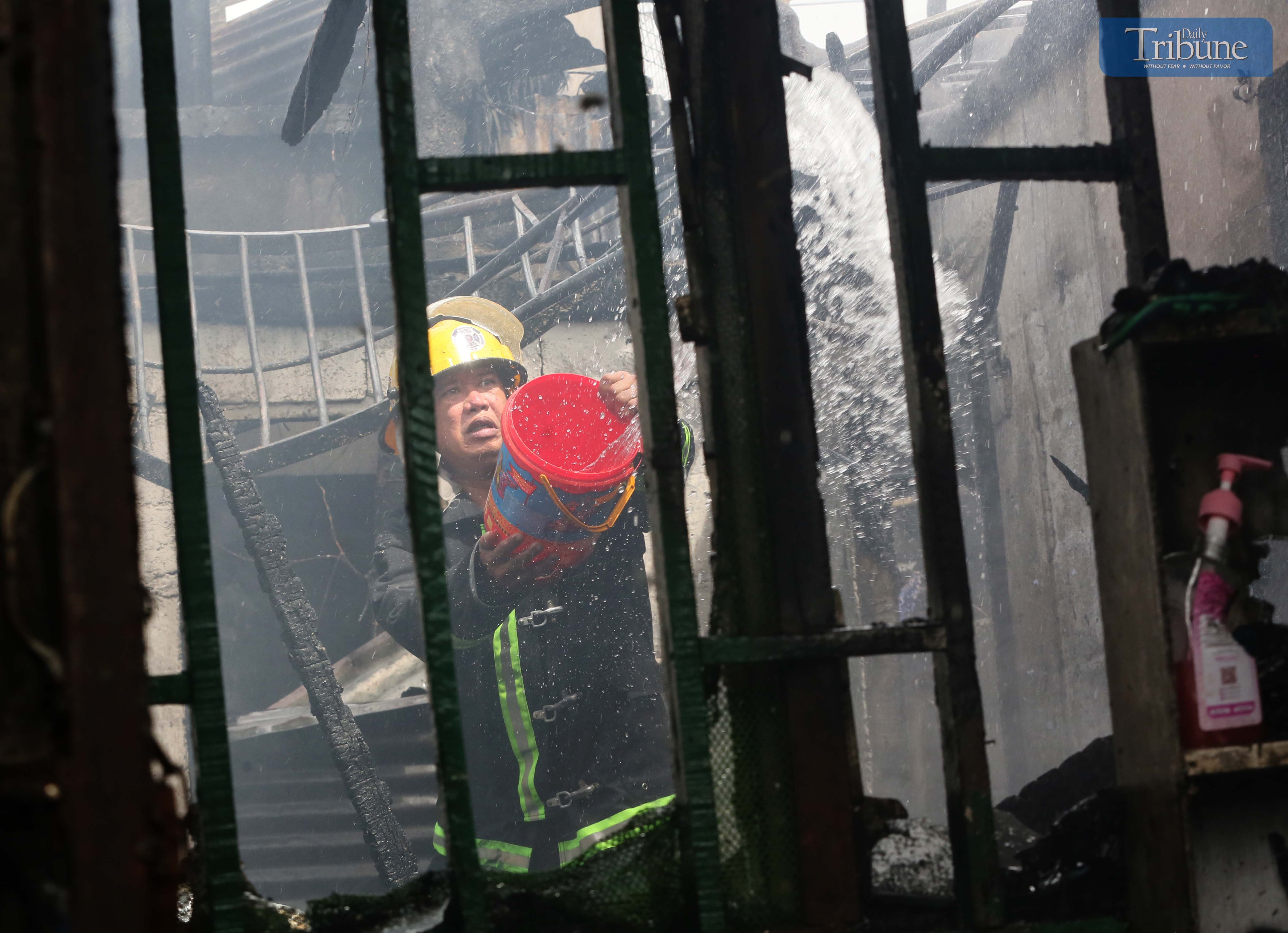 Fire hits residential area in Barangay Batasan Hills, Quezon City