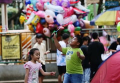 Family fun at Quezon Memorial Circle