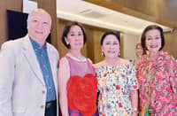 Discovery Samal general manager Stanley Lao, Mary Ann Montemayor, Doris Tagle-Villareal and Lilian Robillo.