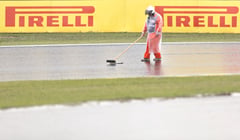 SLIPPERY WHEN WET: Heavy rain halts Brazilian Grand Prix