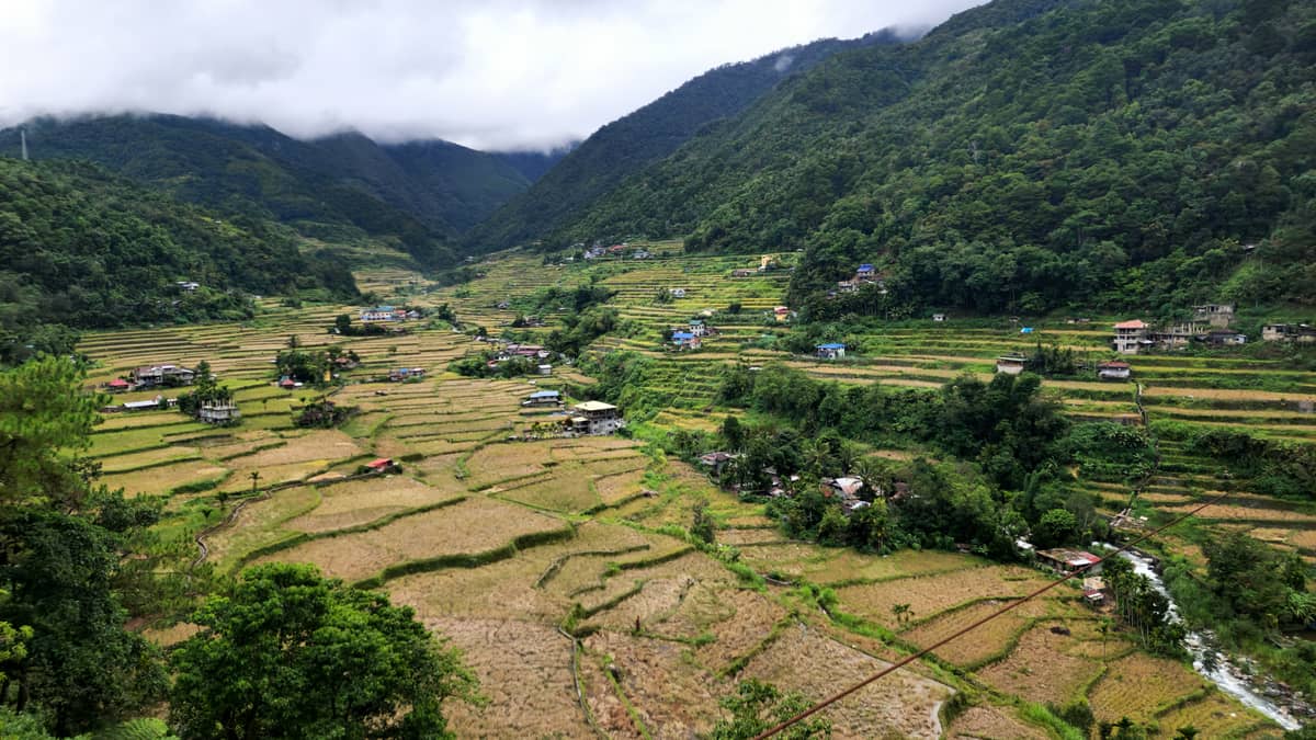 The terraced rice fields of Hapao, Hungduan.