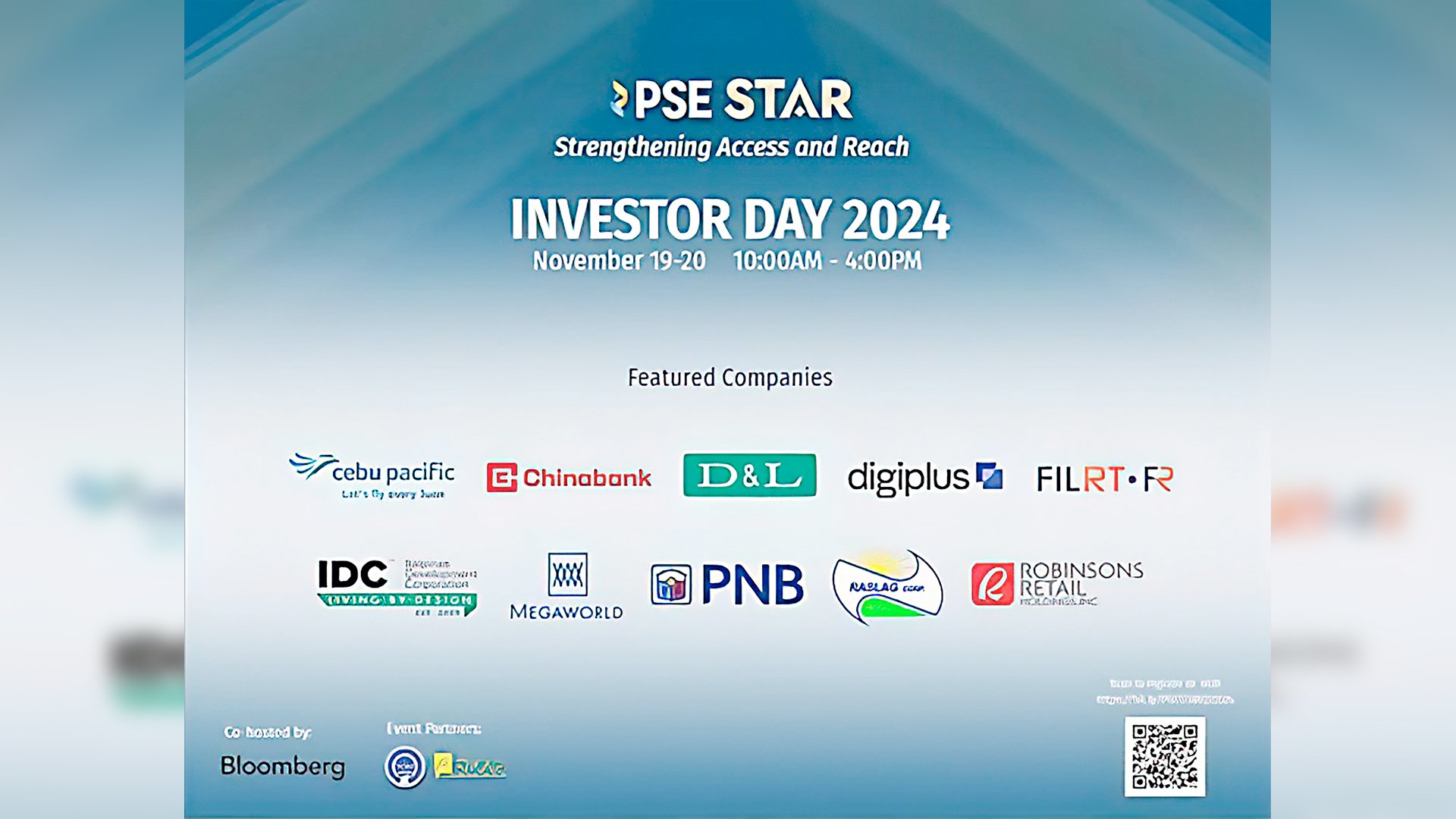 PSE hosts 10 PLCs during Investor Day
