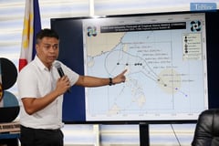 PAGASA press conference on tropical storm Marce