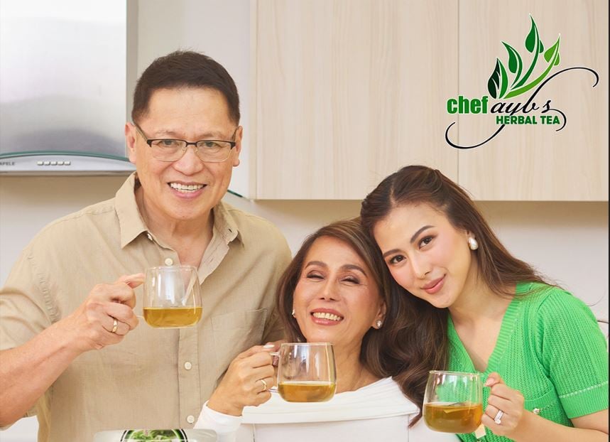 Alex Gonzaga and parents endorse wellness tea