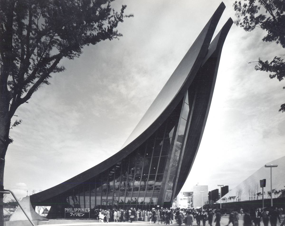 Expo 70 Philippine Pavilion by Locsin, Osaka. Photo courtesy of Leandro V Locsin Partners (LVLP)