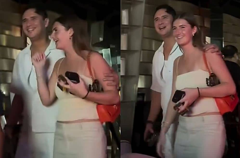 John Estrada was seen with a mystery woman in a bar.
