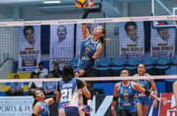 Bacoor City Strikers Volleyball wins against Marikina Shoemasters Volleyball