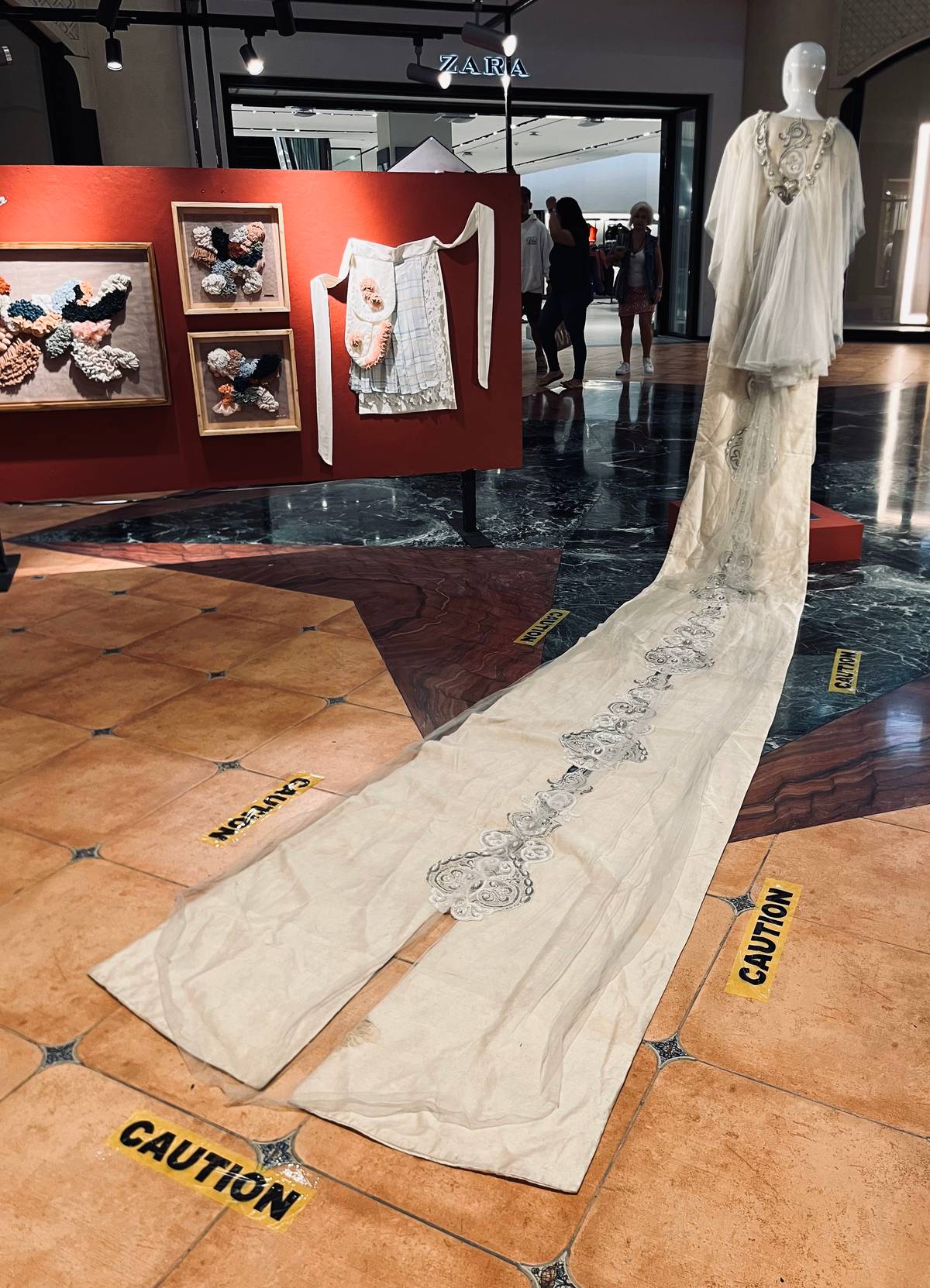 Wedding gown by National artist for fashion Ramon Valera.