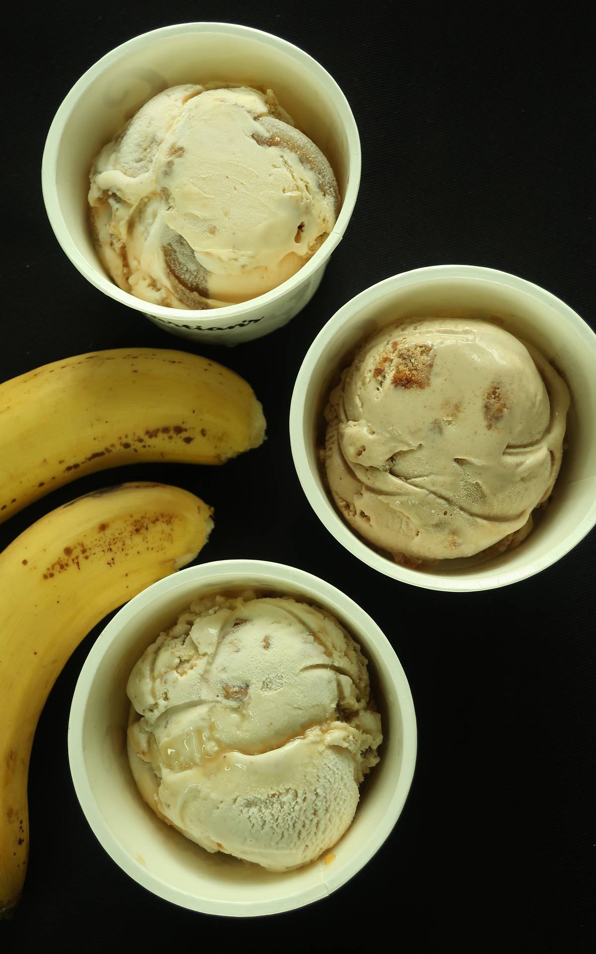 The UK Flavour Collection consists of, from top: Sticky Toffee Pudding, British Apple Crumble and Banoffee Pie.