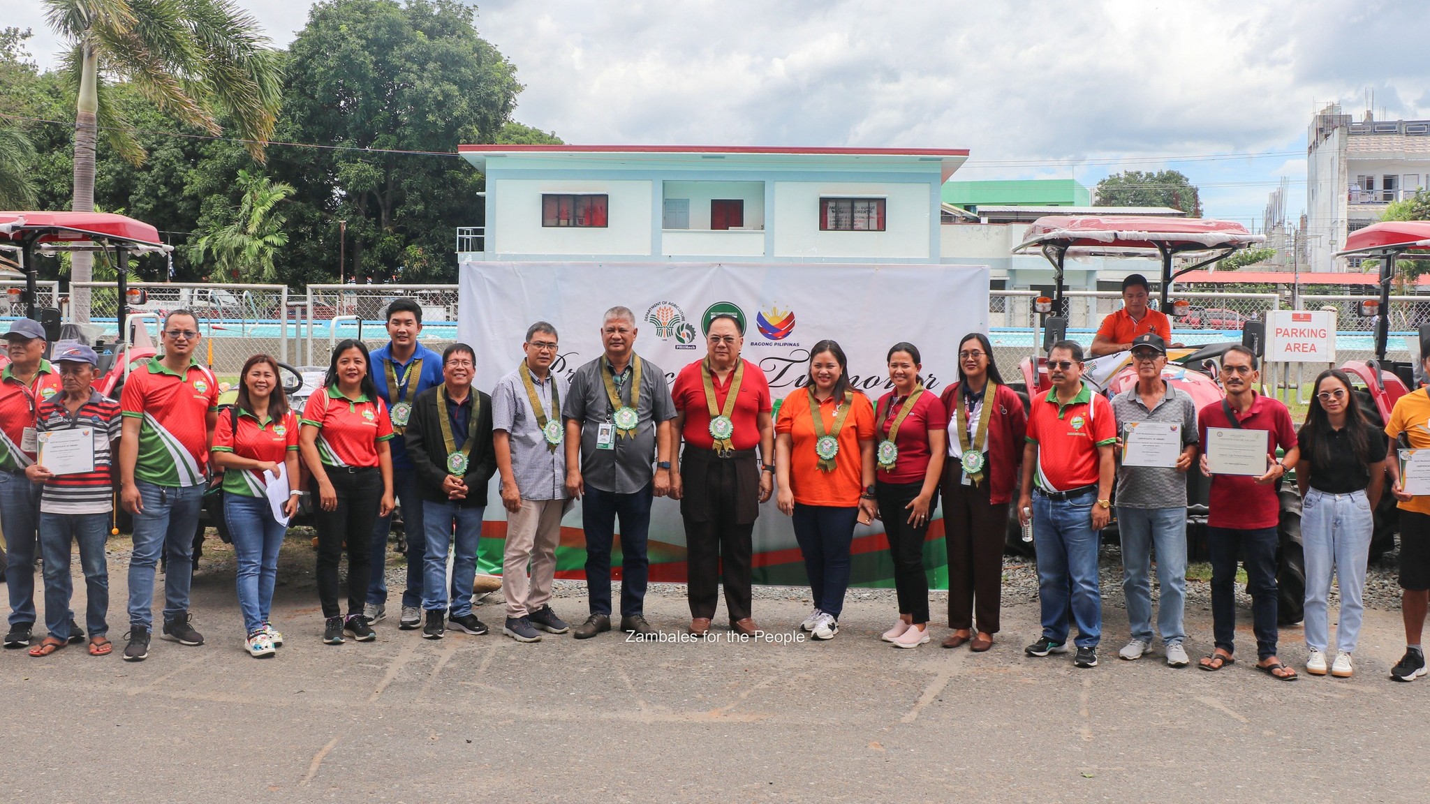 P32-M agri machineries, equipment distributed