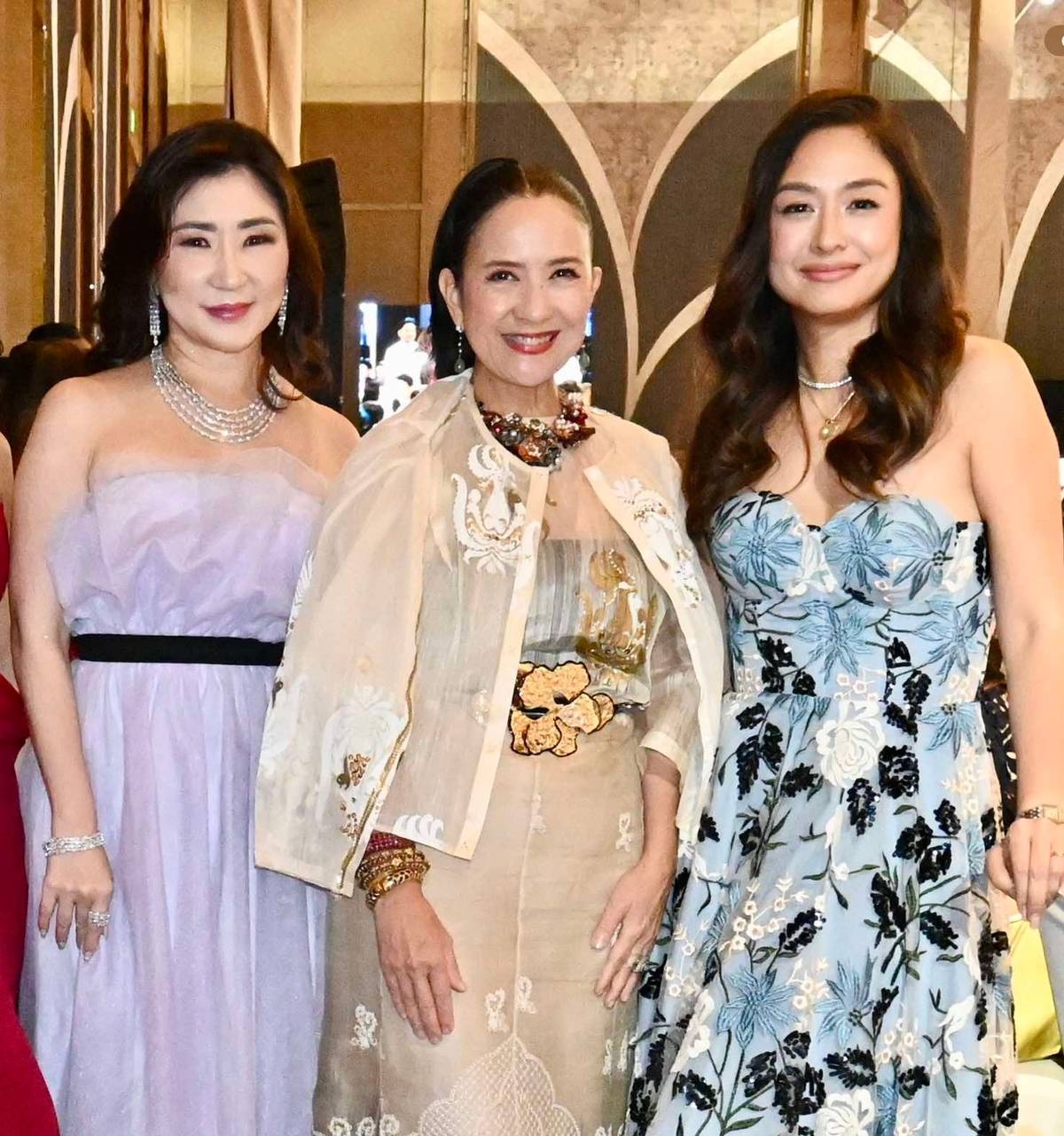 Nikki Tang, Mia Borromeo and Kelly Fernandez.