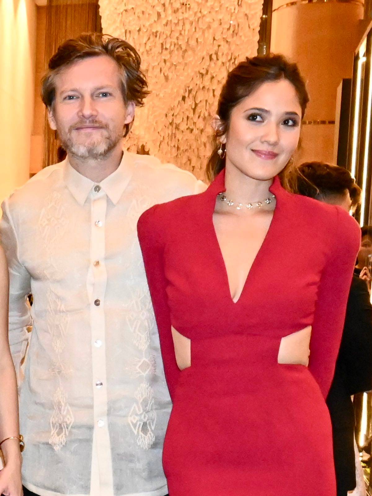 Artist Patrick Coard and wife Kifu.