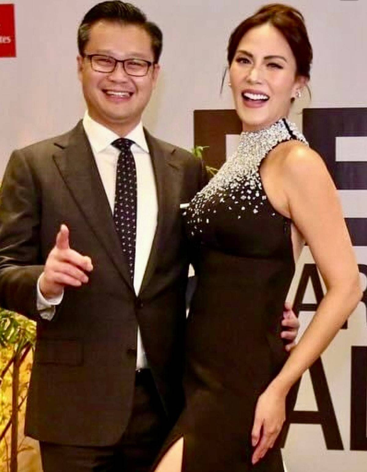 Senator Win Gatchalian and Bianca Manalo.