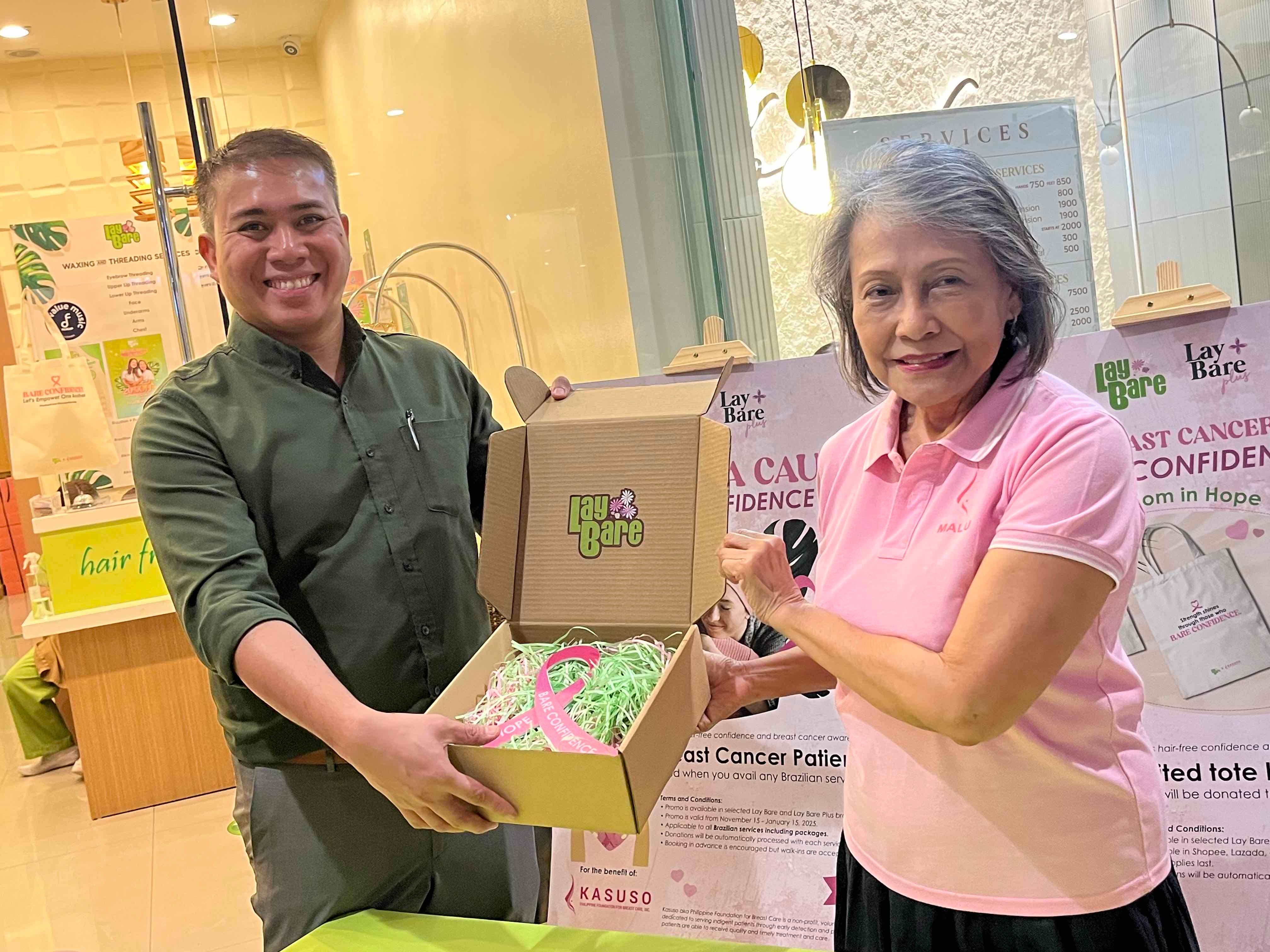 Lay Bare, Kasuso Foundation partner to support breast cancer patients