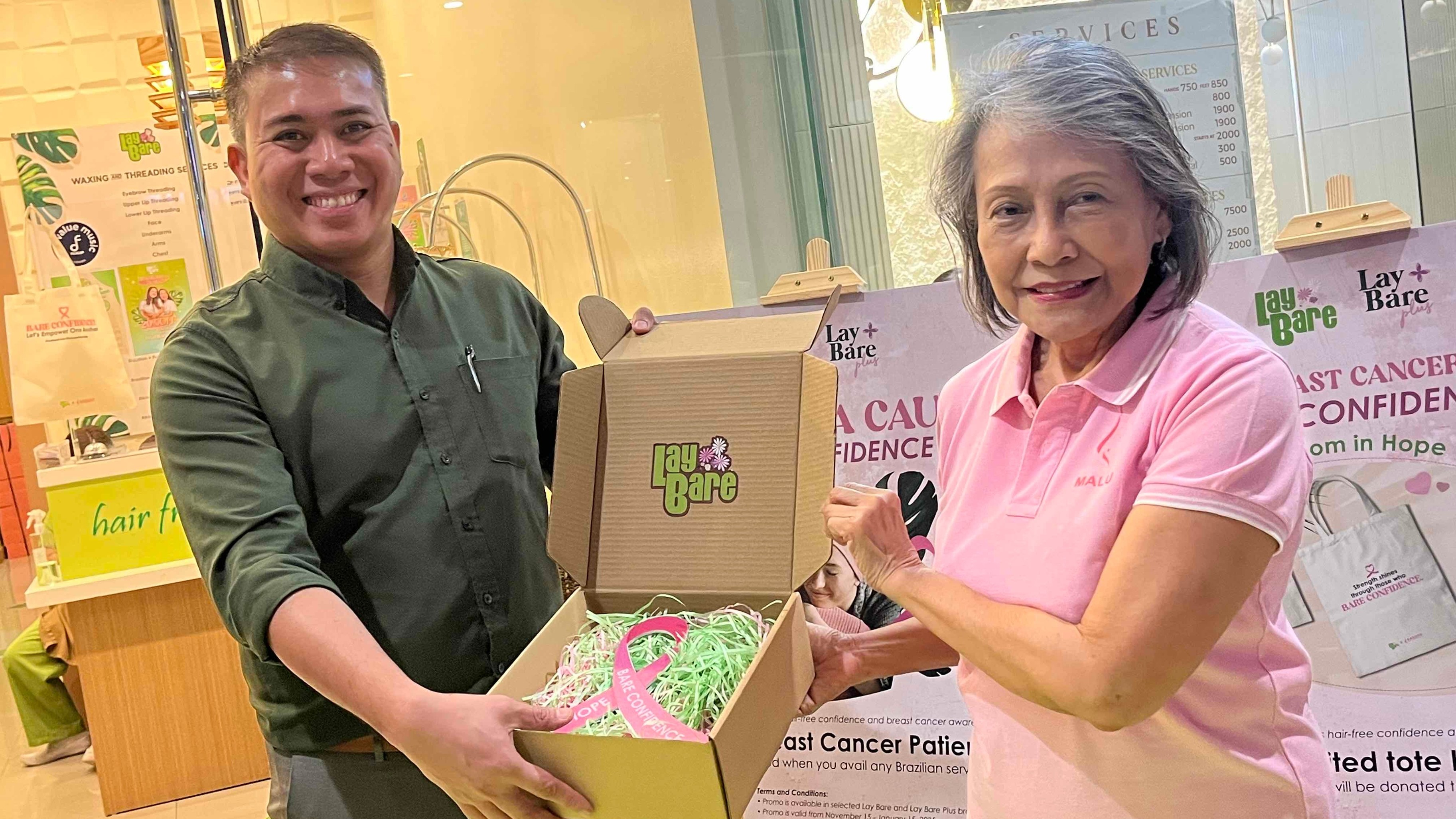 Lay Bare, Kasuso support breast cancer patients